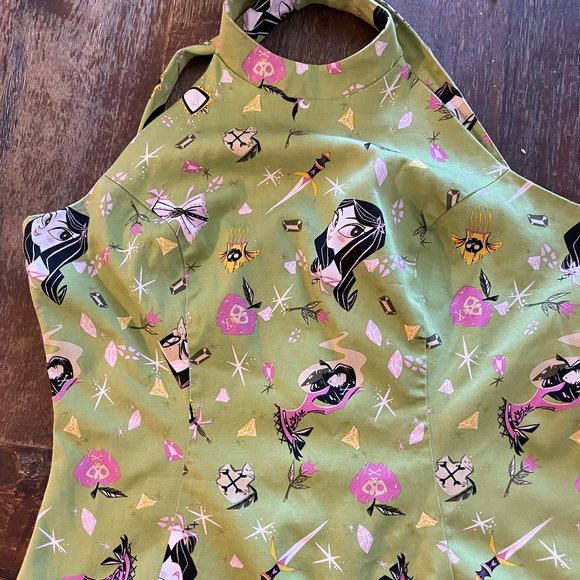 Pinup Girl Carole Top, Stephanie  Buscema  Print, New without tags, 2x - Picture 1 of 1